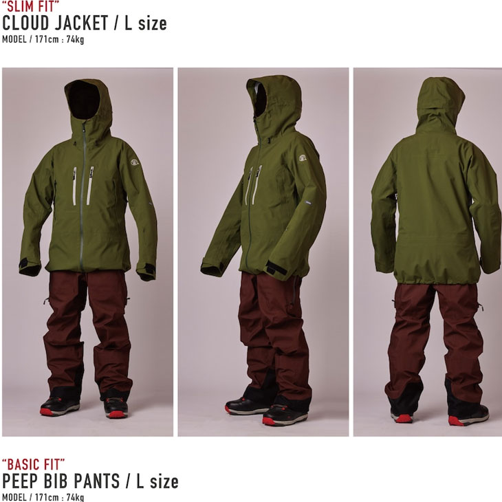 24-25 unfudge snow wear ウエアー CLOUD JACKET クラウド ジャケット
