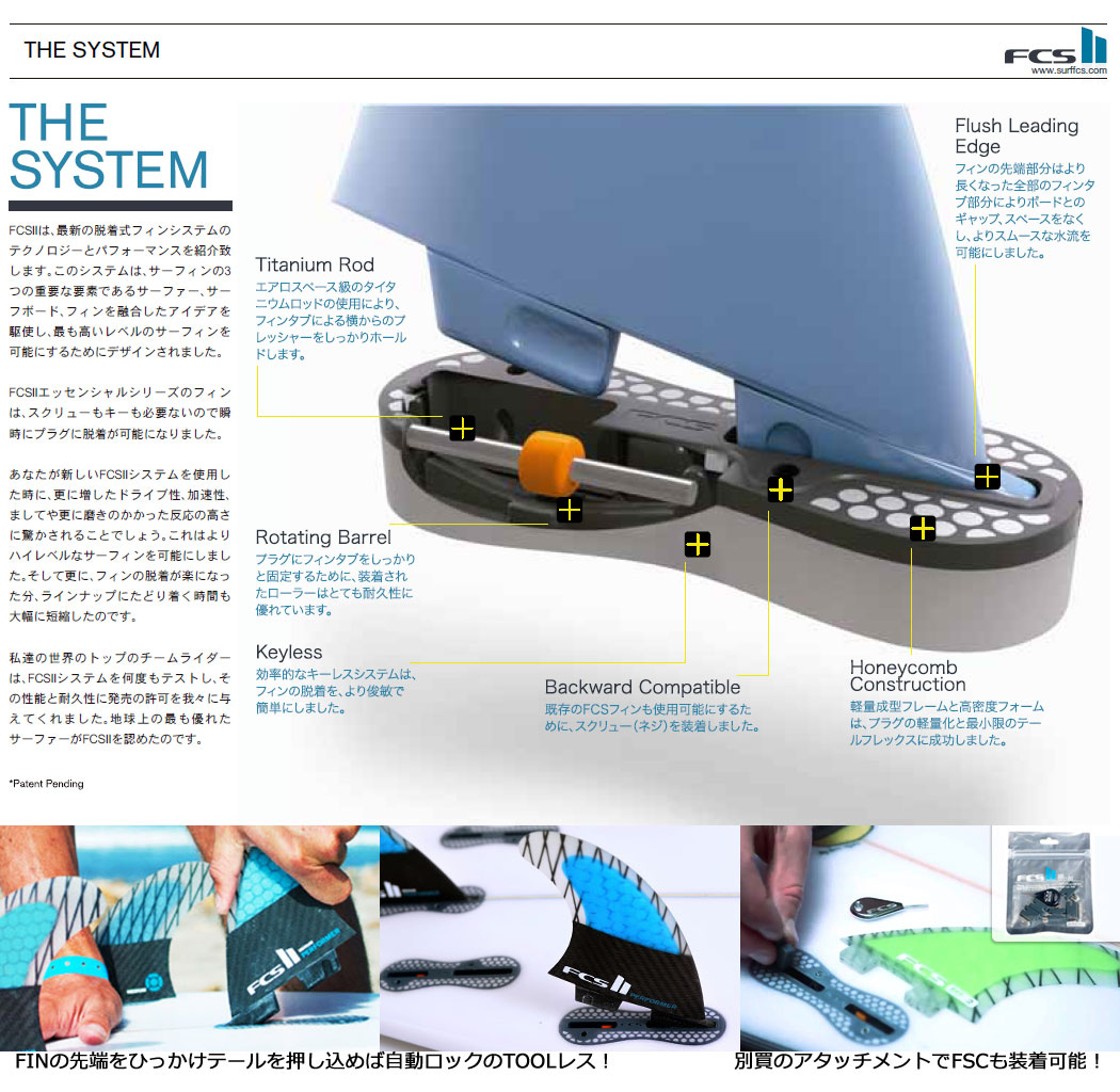 AIPA FCS II サーフボードフィン 3点セット FCS2 エフシーエス ツー