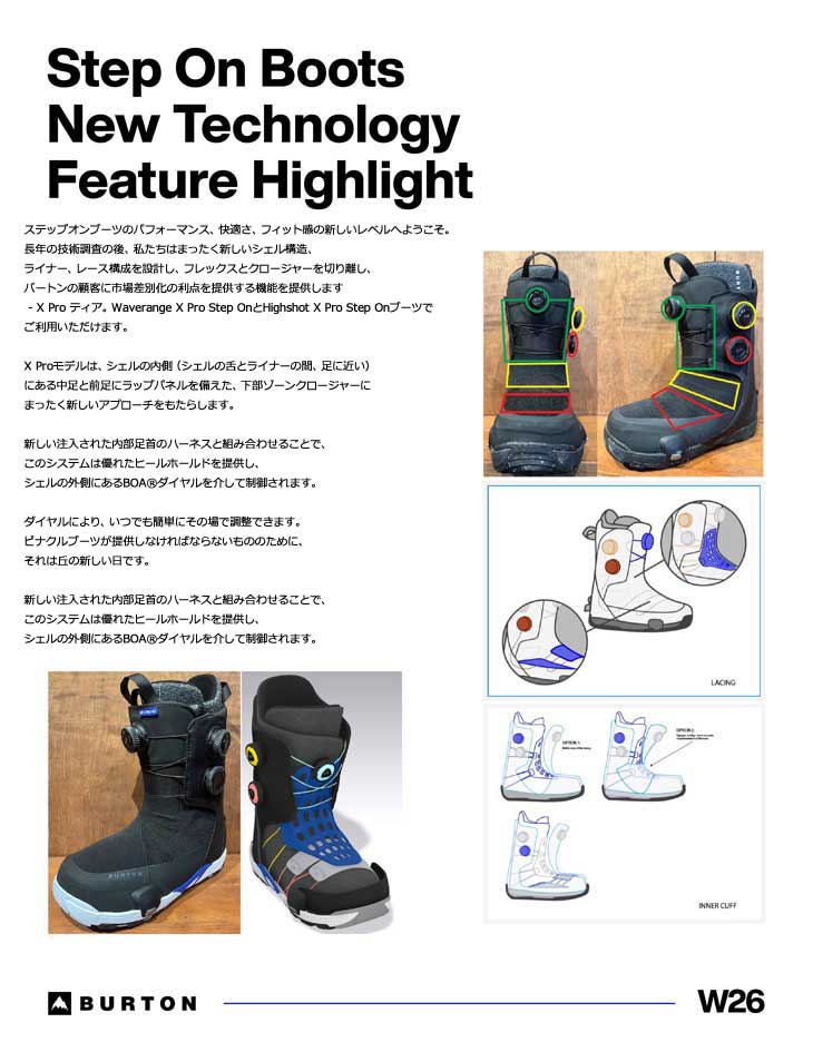 BURTON（バートン） 25-26 BURTON ステップオン メンズ Men's Highshot