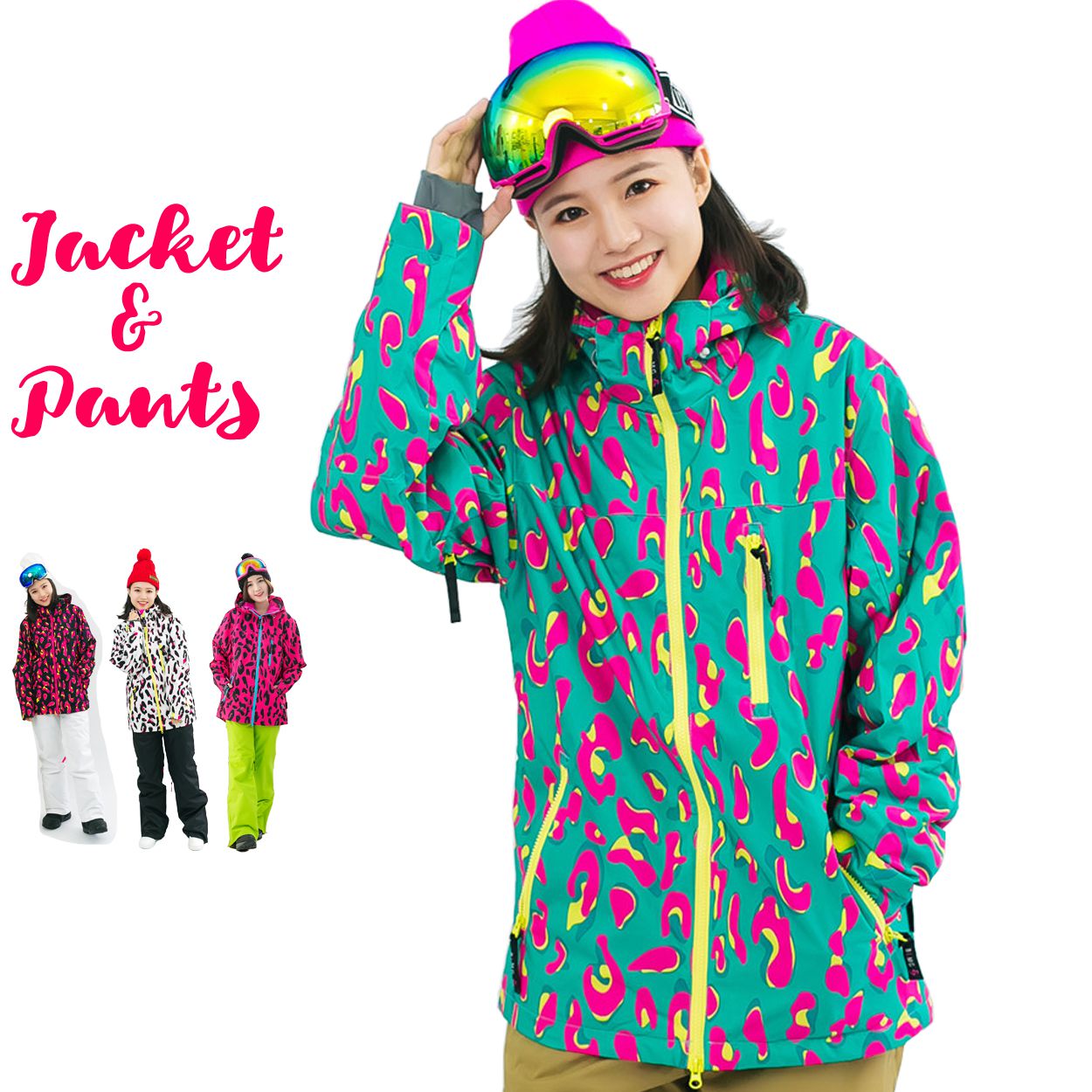 スノーボードウェア スキーウェア レディース 上下セット スノボウェア