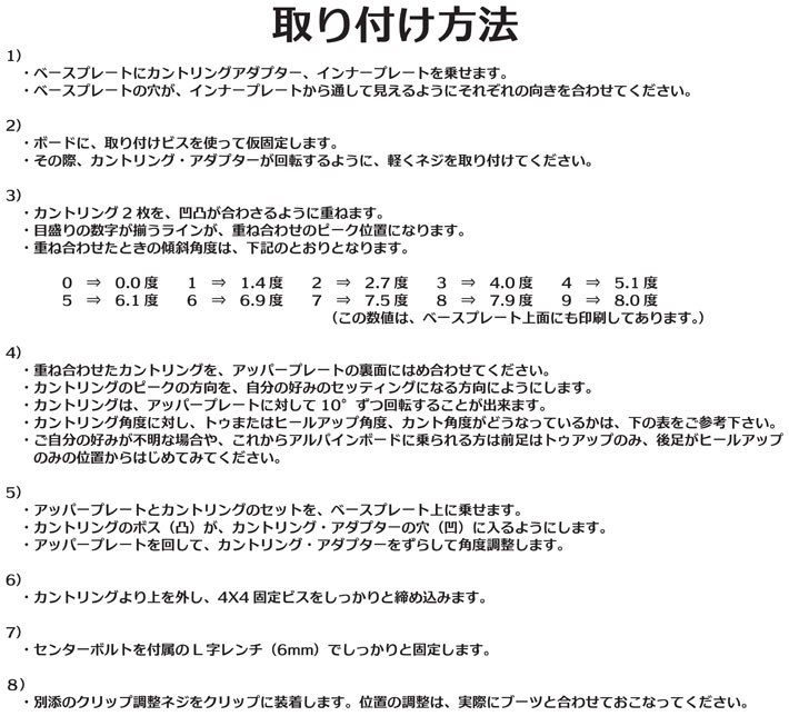 25-26 ALC BINDING エーエルシー ビンディング ALC-BN-64S ALC-BN-64M