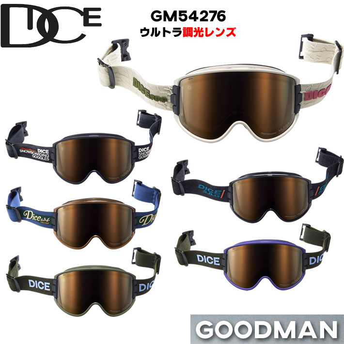 DICE（ダイス） 25-26 スノーボード ゴーグル DICE GOODMAN グッドマン