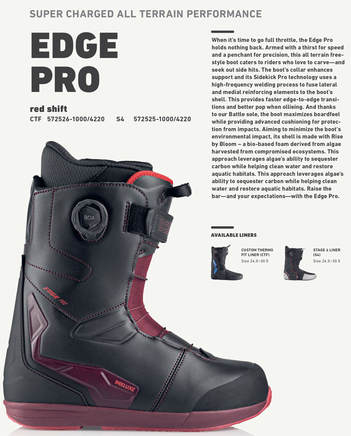DEELUXE（ディーラックス） 25-26 DEELUXE ブーツ EDGE PRO エッジ