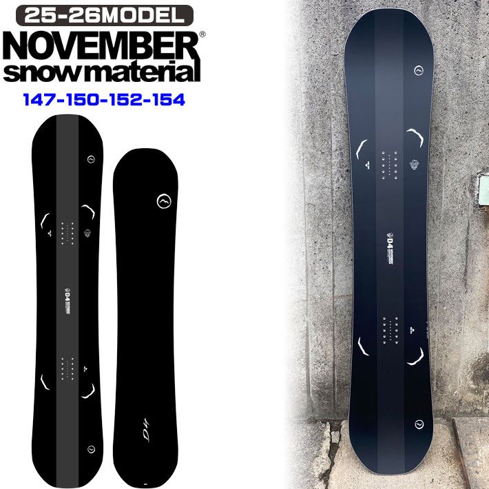 NOVEMBER（ノベンバー） 25-26 ノーベンバー スノーボード NOVEMBER D4