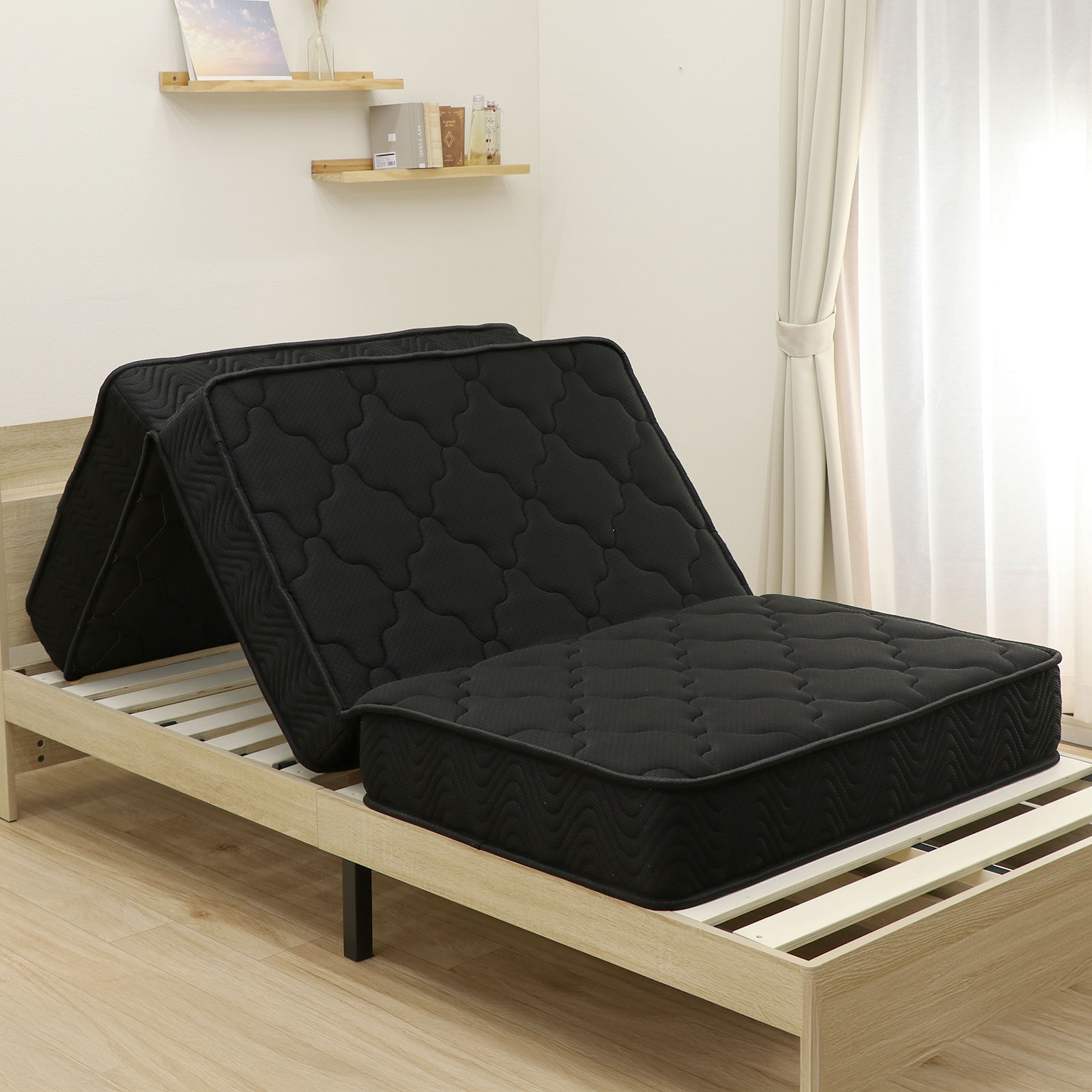 FREE LIFE（フリーライフ） 三つ折りコイルマットレス シングル