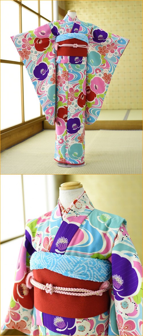 着物レンタル 女の子 身長 150cm前後 振袖レンタル ジュニア着物 13歳