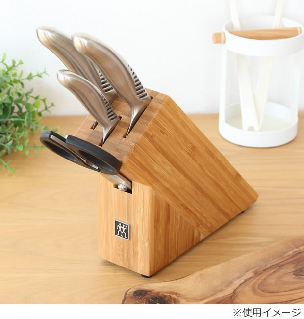 ZWILLING J.A. HENCKELS ヘンケルス ナイフブロック 3本用 バンブー