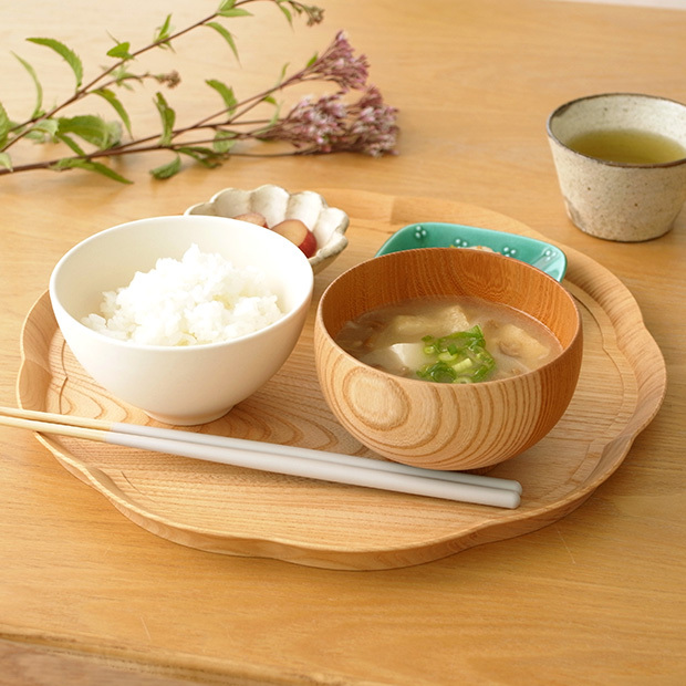 3/5はポイント10倍／ 四十沢木材工芸 KITO 輪花盆 大 ケヤキ 選べる