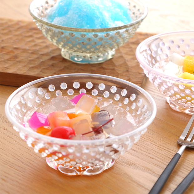 廣田硝子 あられ 小鉢 12.5cm 月あられ 雪あられ 花あられ 白色 桃色