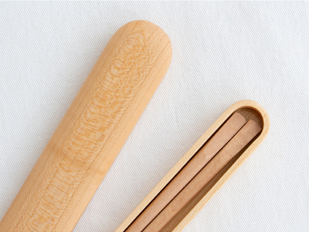 3/8はポイント10倍／ My箸セット 中 箸・箸箱セット 21cm 木製 桜 楓