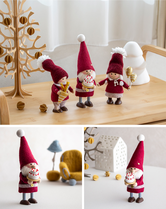 今季完売】ノルディカニッセ 2025 新作 ケーキを持ったサンタ 20th