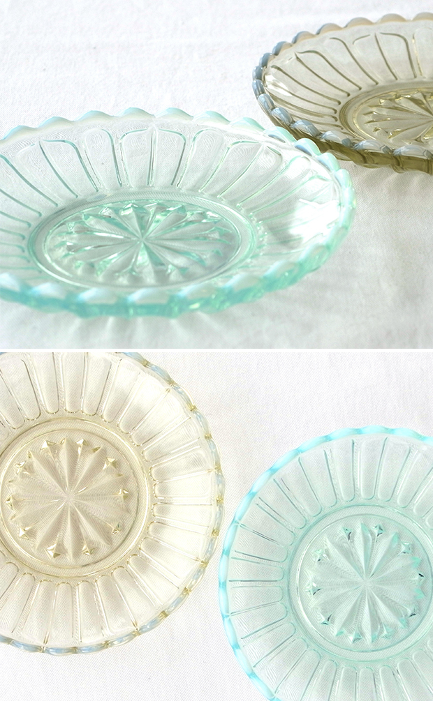 廣田硝子 ＼3/5はポイント10倍／ 廣田硝子 雪の花 デザートトレー 17cm