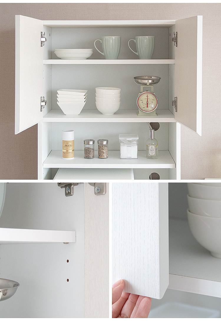 ゴミ箱付きレンジ台 キッチンラック ゴミ箱 ごみ箱 45リットル 45l