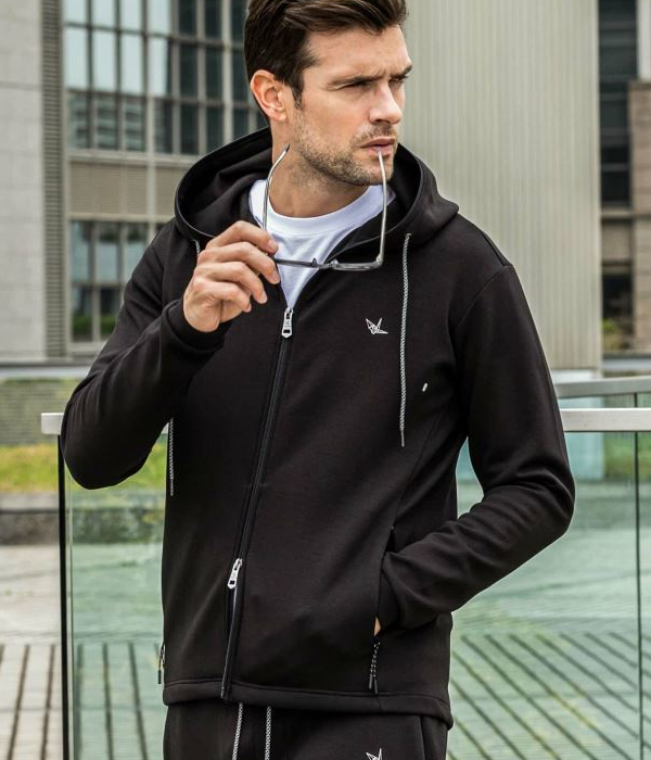 1PIU1UGUALE3 RELAX ラインストーンサークルロゴセットアップ メンズ