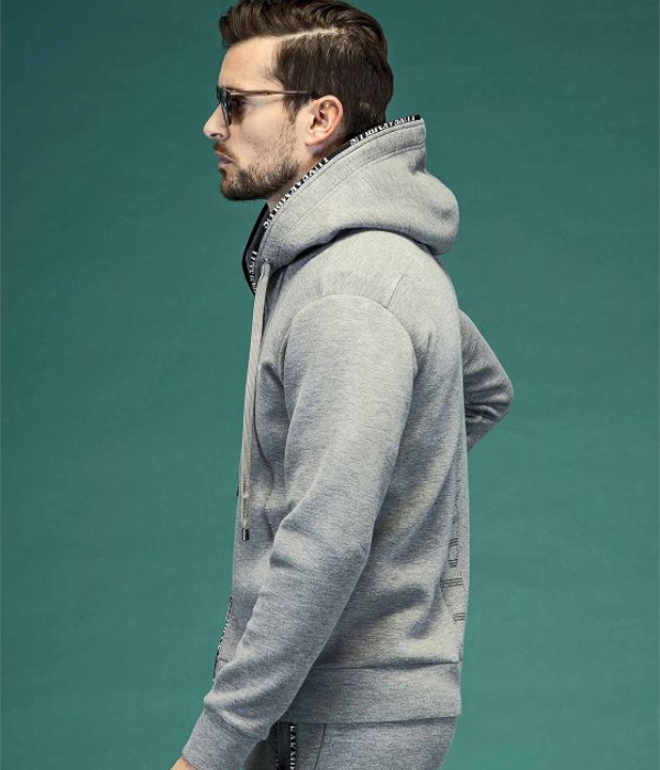 LUXE AKM PLUS 軽量スウェットバックロゴパーカー メンズ ゴルフ