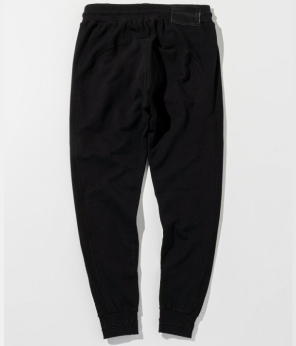 1PIU1UGUALE3 RELAX レザーパッチスウェットパンツ メンズ ジョガー