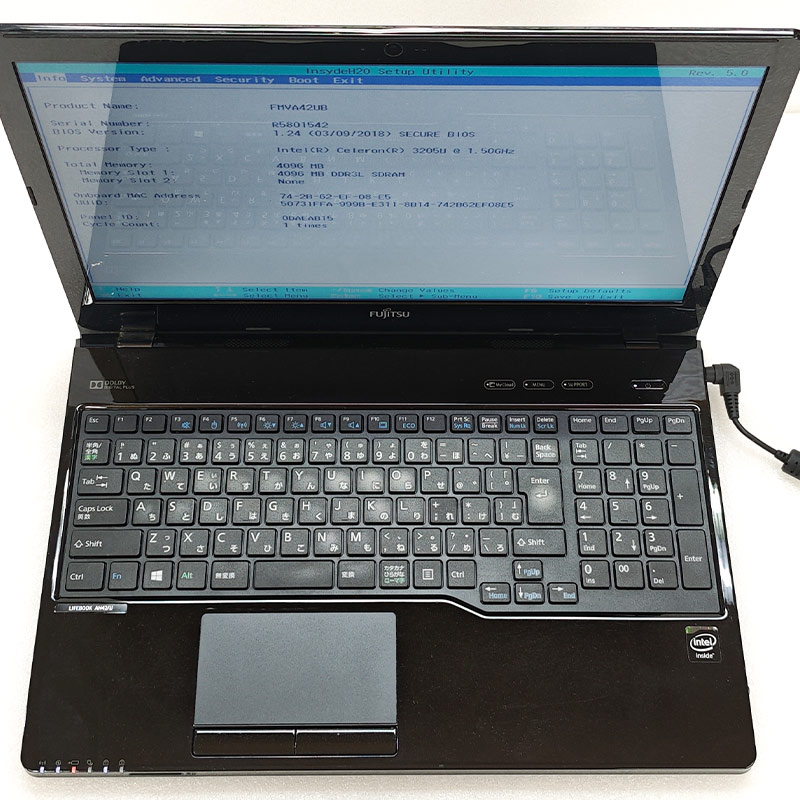 LIFEBOOK ジャンク品 富士通 AH42/U FMVA42UB ジャンクPC ジャンク