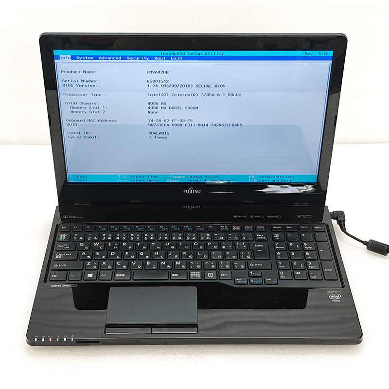 LIFEBOOK ジャンク品 富士通 AH42/U FMVA42UB ジャンクPC ジャンク