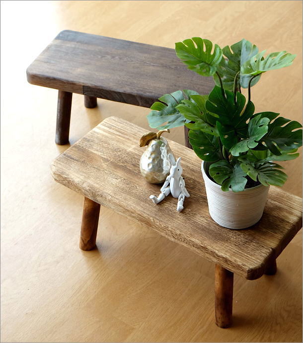 花台 フラワースタンド 木製 天然木 おしゃれ ナチュラル アンティーク