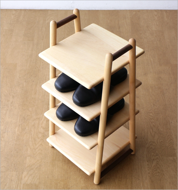 スリッパラック 木製 おしゃれ 天然木 スリッパ棚 収納 玄関