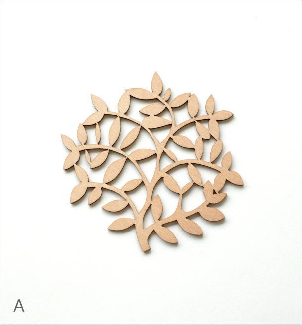 コースター おしゃれ 木製 北欧 かわいい 花瓶敷き woodコースター2