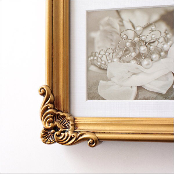 フォトフレーム 写真立て アンティーク 卓上 壁掛け 複数枚 おしゃれ L