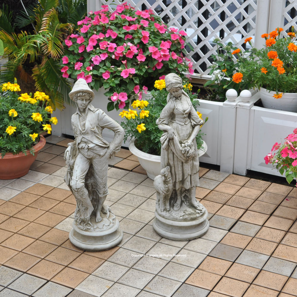 英国製 石像【ジャック】H62cm 12kg ストーン ガーデニング雑貨