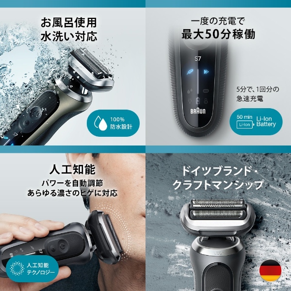 BRAUN Series 7 ブラウン シリーズ7 72-G7500CC メンズ電気シェーバー