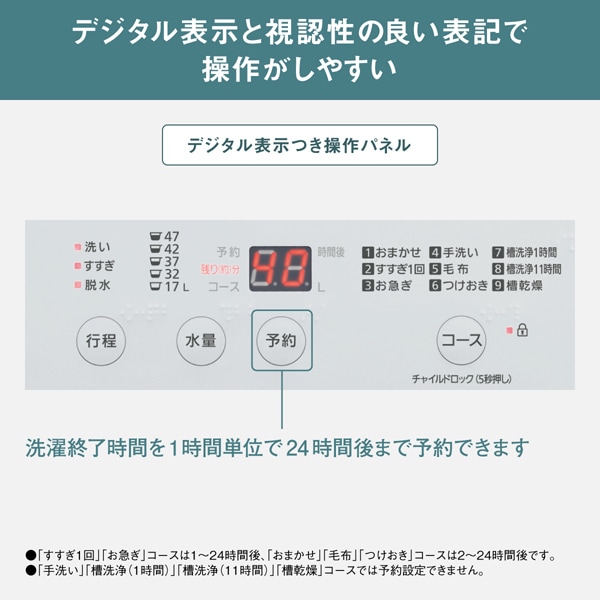 Panasonic（パナソニック） 洗濯機 縦型 5kg 一人暮らし 【京都は標準