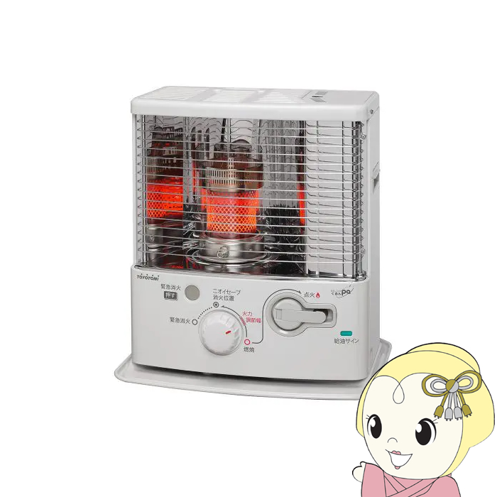 TOYOTOMI（トヨトミ） 電池レス石油ストーブ 木造6畳/鉄筋9畳まで RS