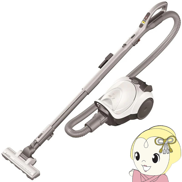 Be-K 掃除機 三菱電機 紙パック式クリーナー TC-FJ2E-W シャイニー