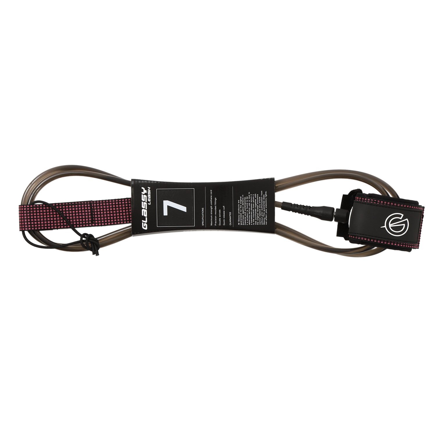 グラッシー リーシュコード 7 7ft サーフィン リーシュ ファンボード