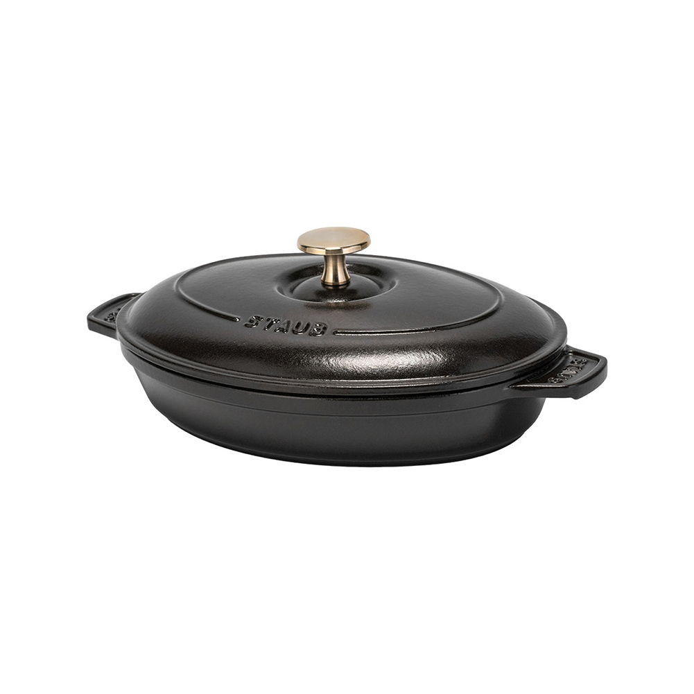 Staub（ストウブ） 【並行輸入品】 鍋 オーバル ホットプレート 23cm