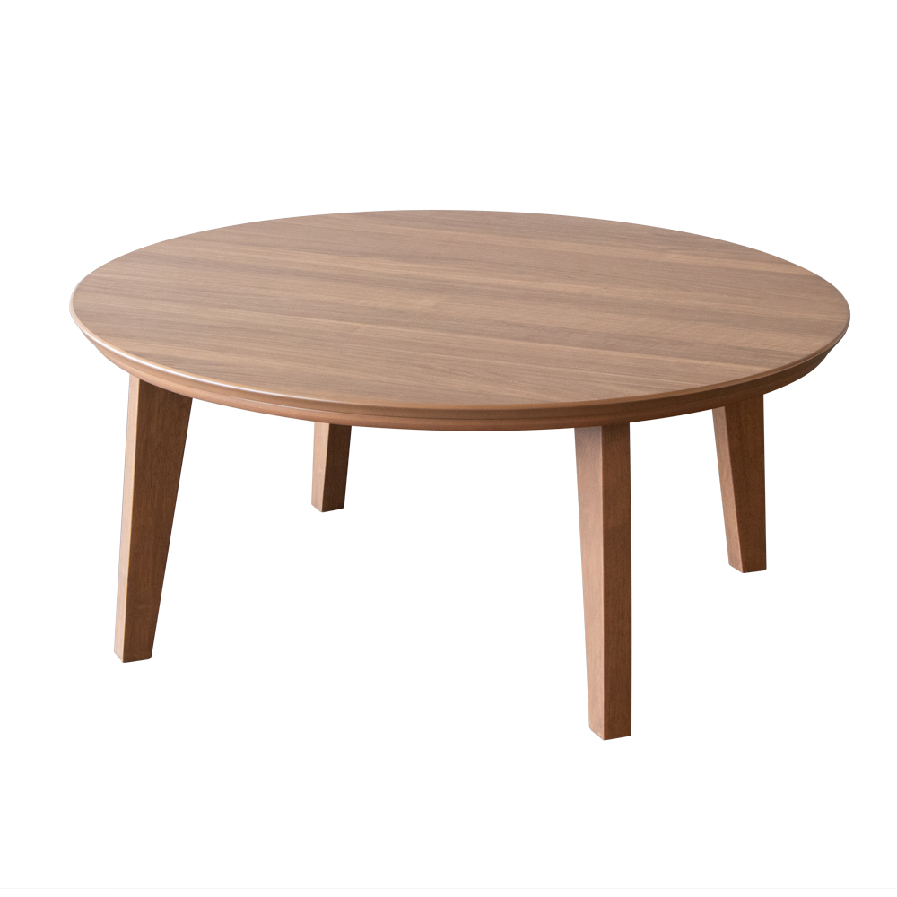 Rita様専用 直径85cm【訳あり新品】円形こたつテーブル オーク調