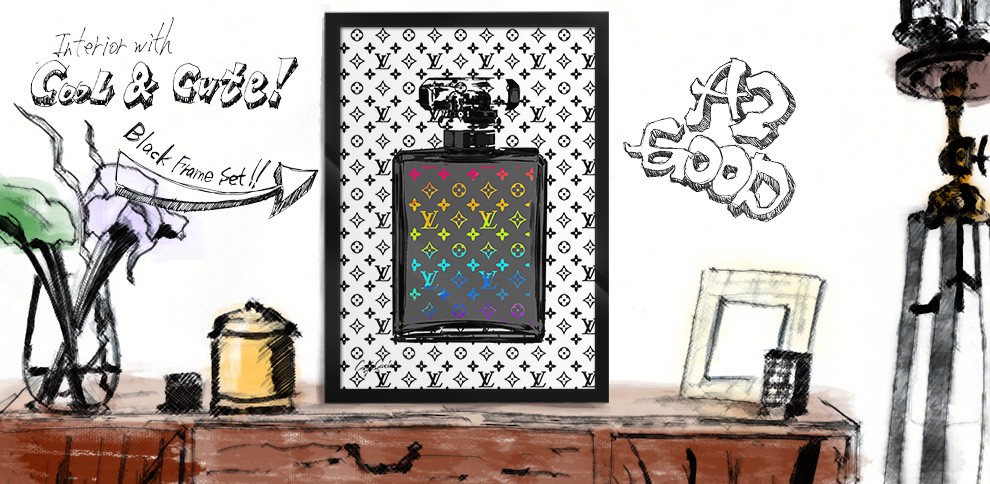 アートポスター ブランド オマージュ ルイヴィトン A2 クレイグ