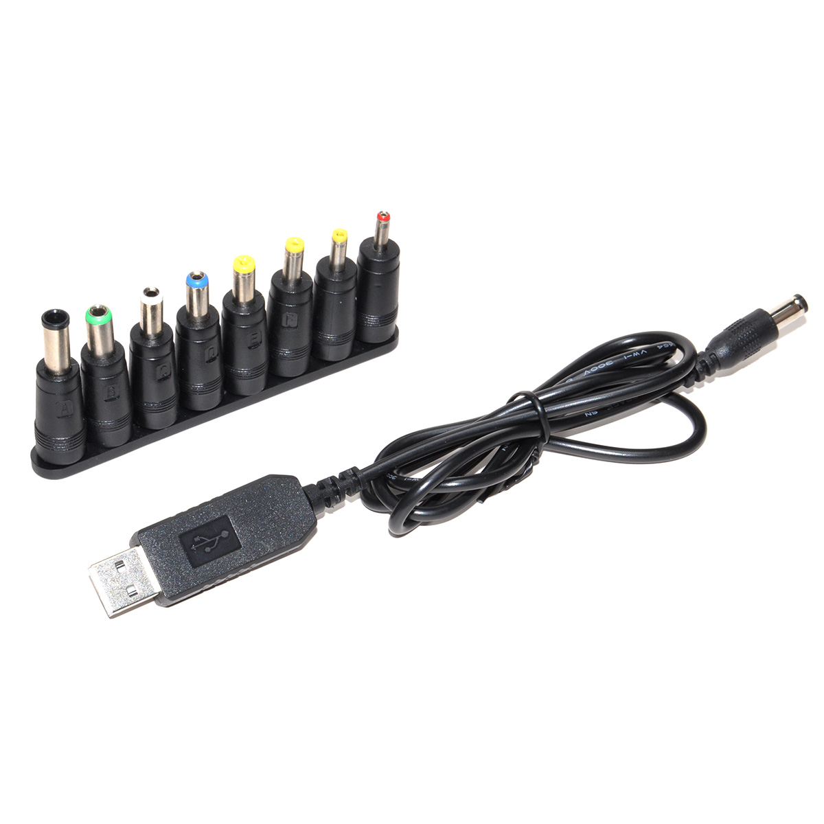 USB-DC 昇圧 電源ケーブル 9V 12V 電源供給 変換アダプタ プラグ 端子