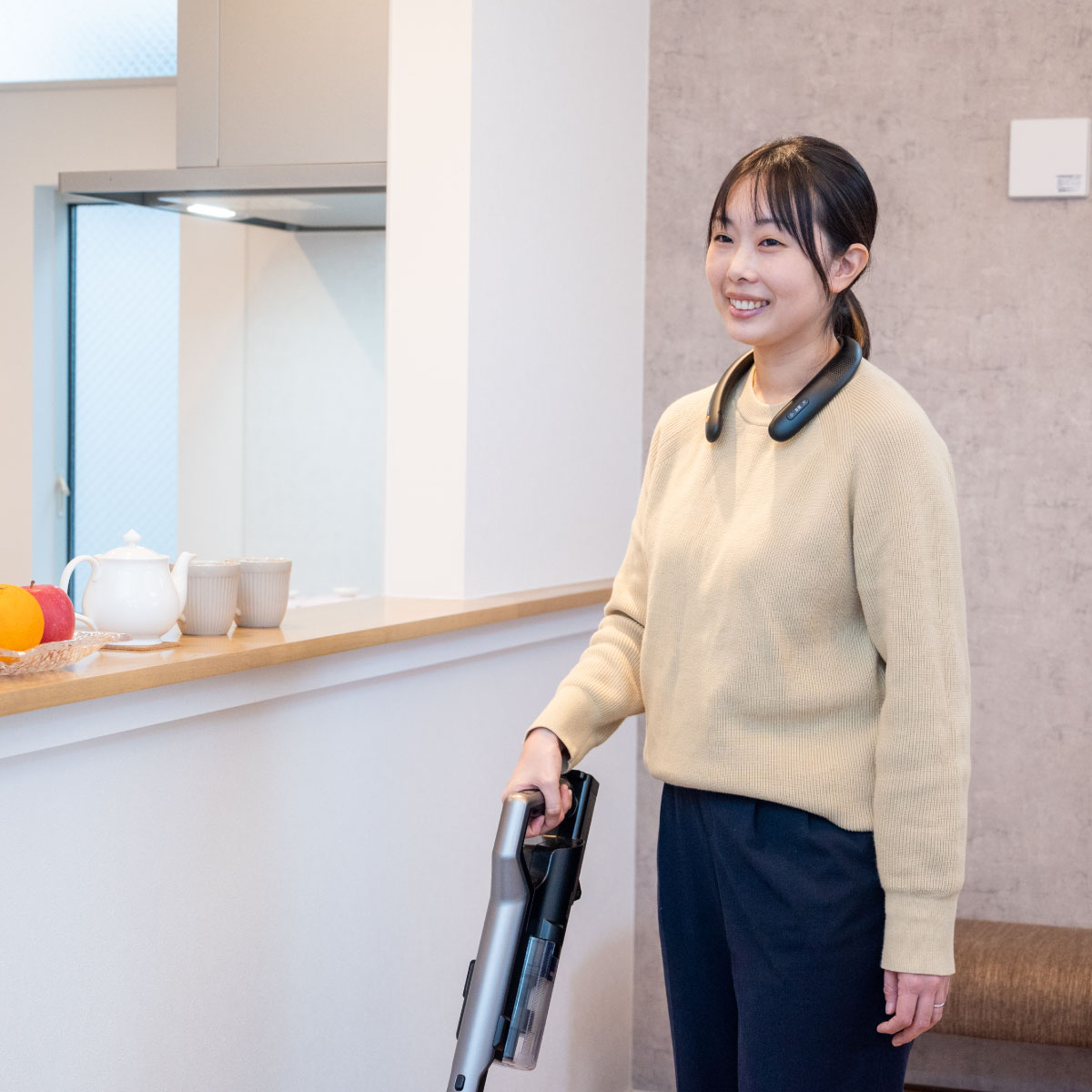 OTOMS 快テレ君 ワイヤレスネックスピーカー 首掛け 肩掛け テレビ用