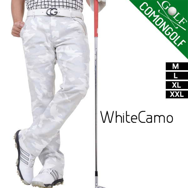 ゴルフウェア メンズ ゴルフパンツ ストレッチ ズボン スリット入り