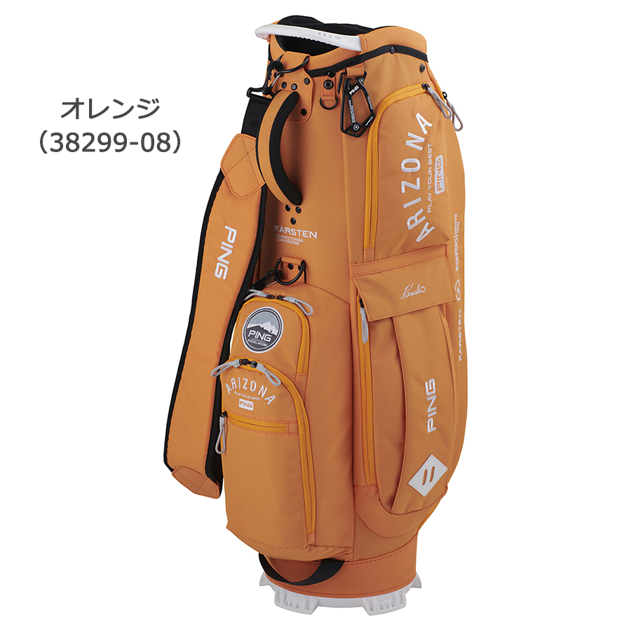 PING キャディバッグ（色：オレンジ系）｜ゴルフ用バッグ｜ゴルフ