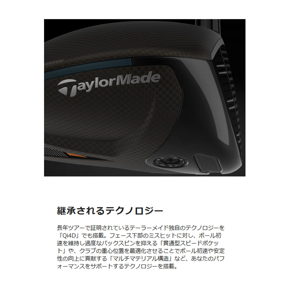 TaylorMade（テーラーメイド） (USモデル／ヘッド単体) Qi4D