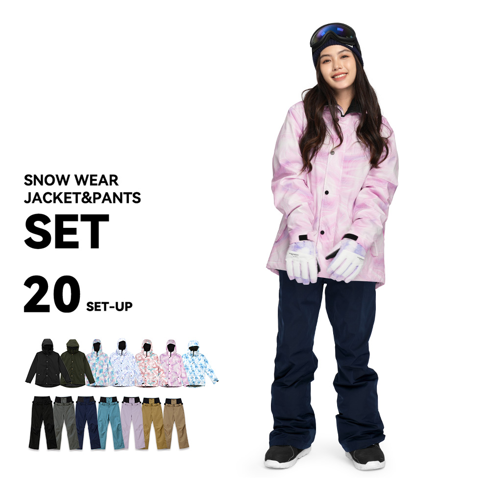 LEISURE SPORT スキーウェア スノーボードウェア レディース 上下