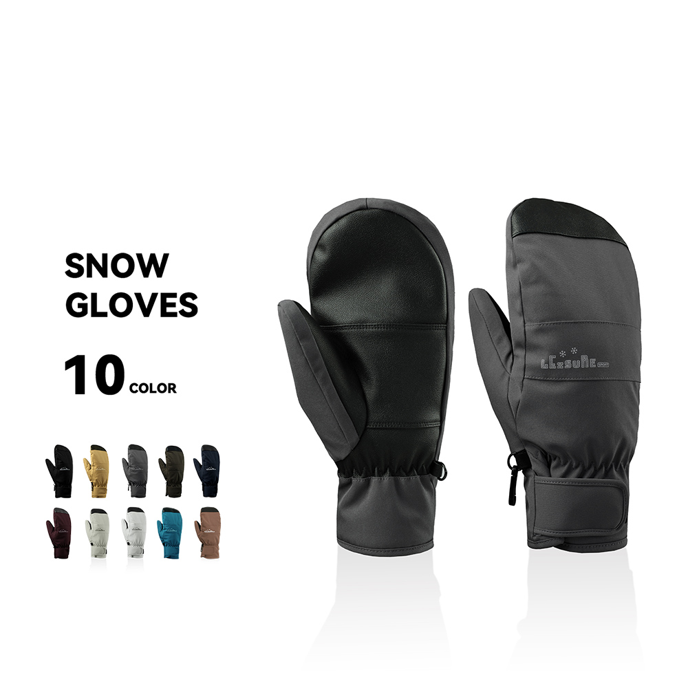 LEISURE SPORT スノーボード スキー グローブ メンズ スキーグローブ