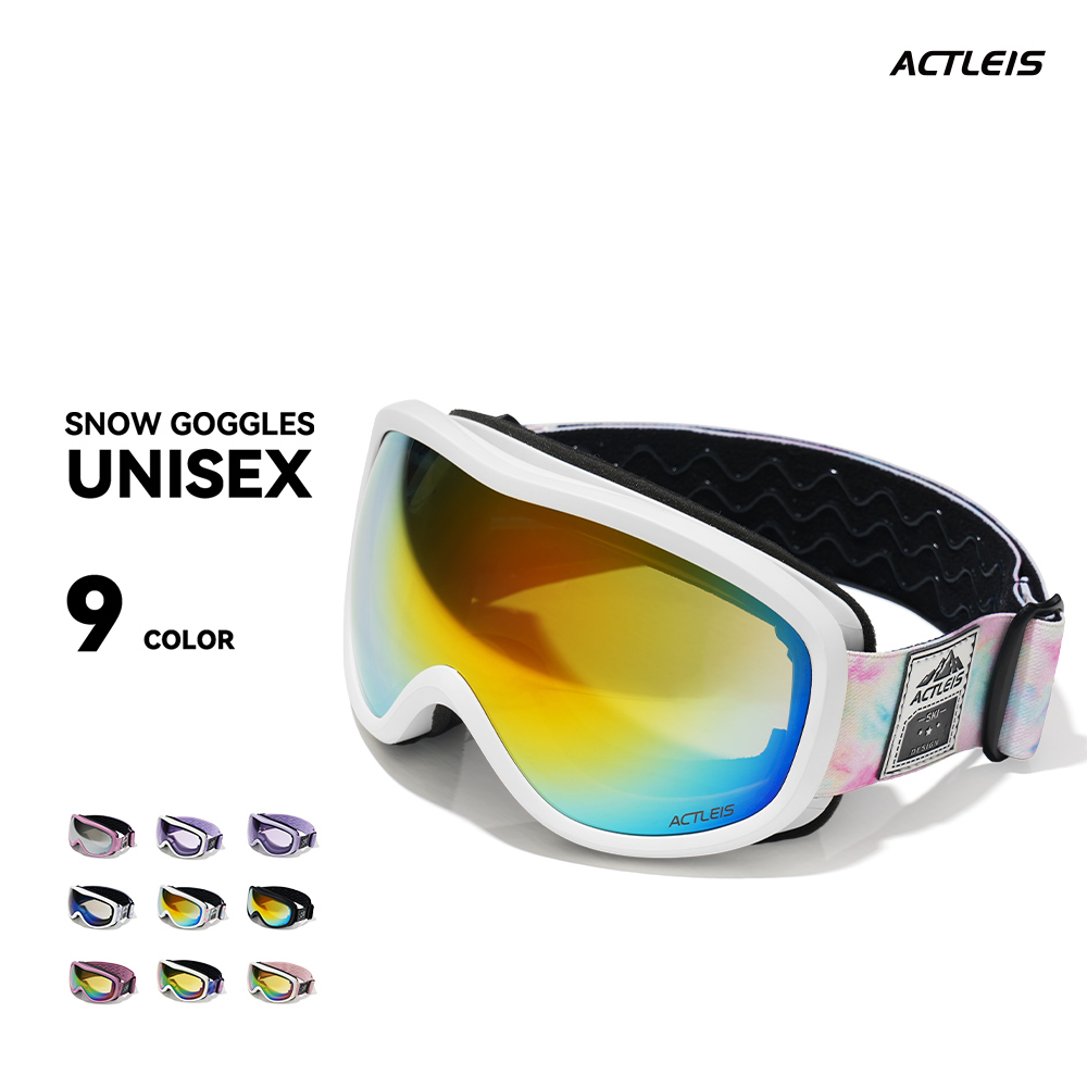 ACTLEIS（アクレイス） スキーゴーグル スノーボードゴーグル メンズ