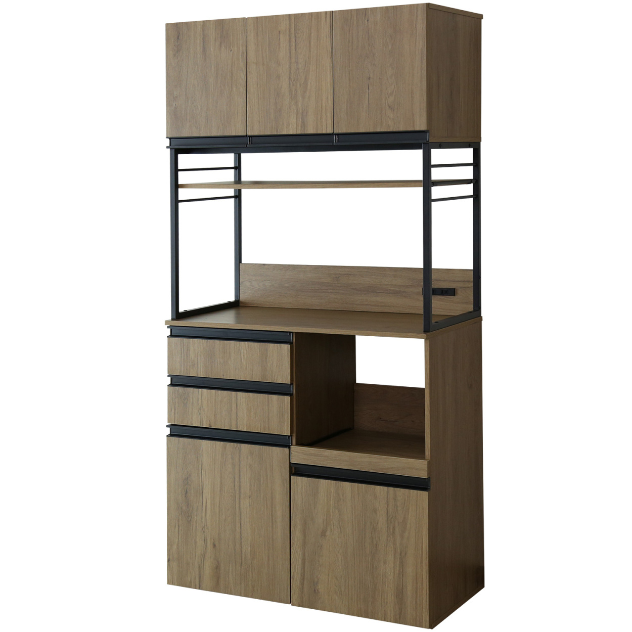 DORIS（ドリス） レンジ台 食器棚 キッチン収納 幅90cm キッチンボード