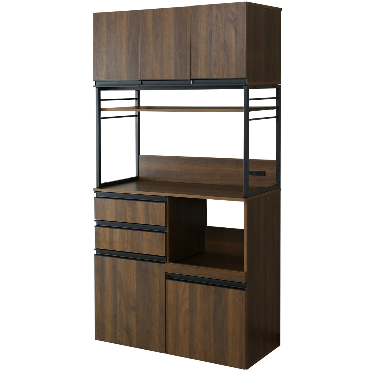 DORIS（ドリス） レンジ台 食器棚 キッチン収納 幅90cm キッチンボード