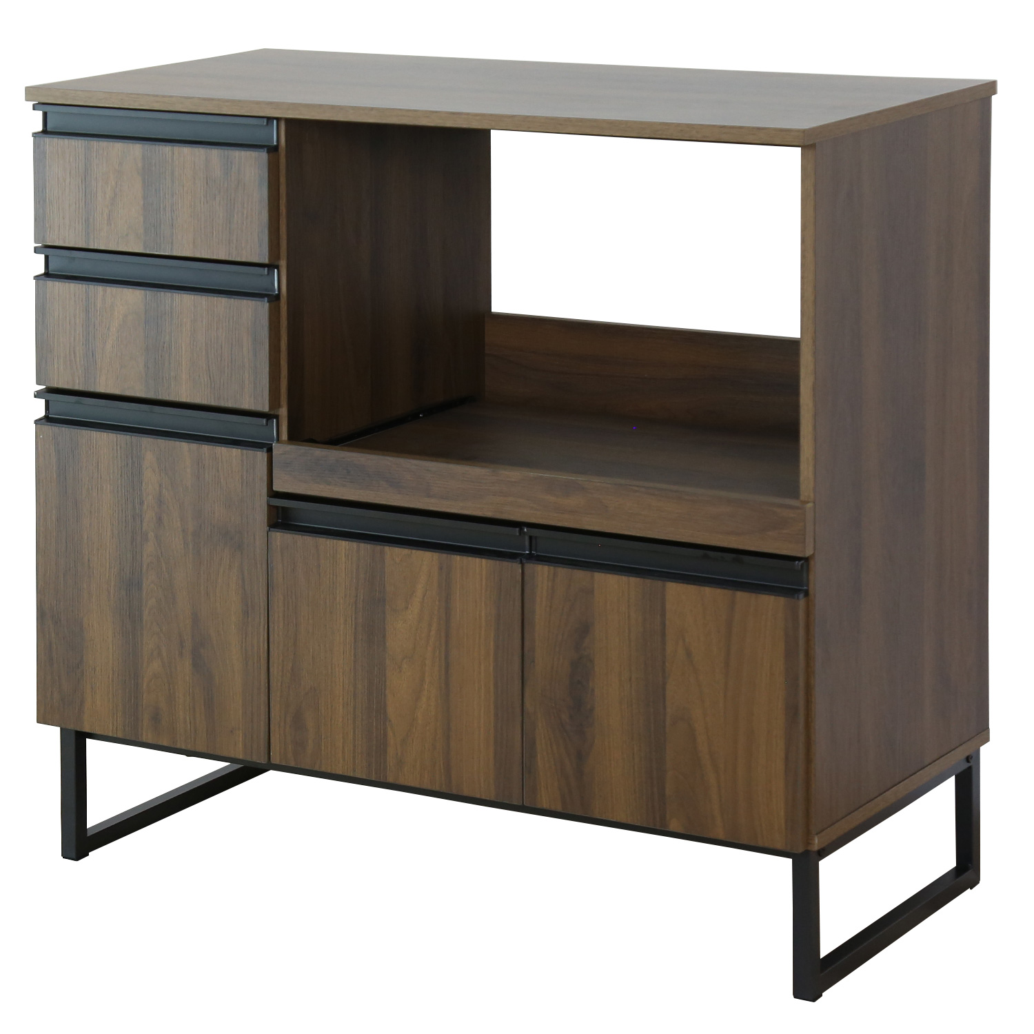 DORIS（ドリス） レンジ台 食器棚 キッチン収納 幅90cm キッチンボード