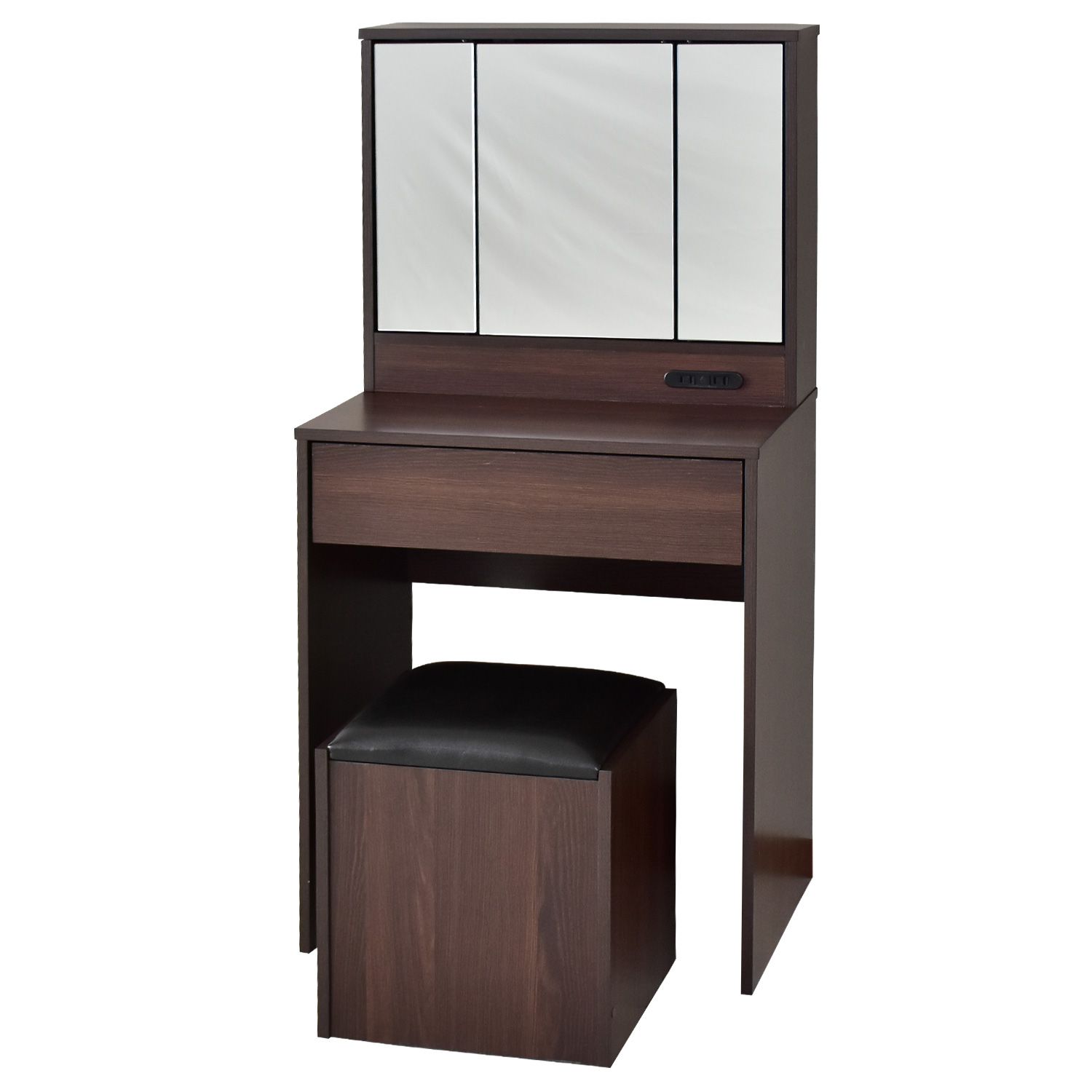 DORIS（ドリス） ドレッサー コンパクト スツール付き 化粧台 鏡