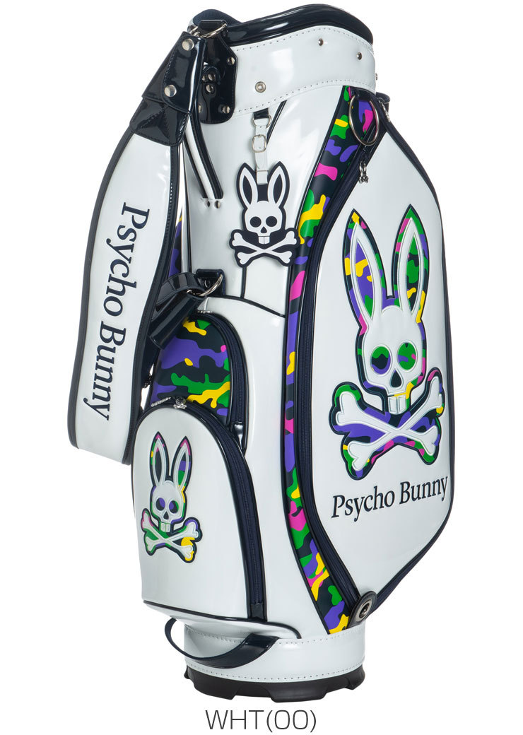 Psycho Bunny（サイコバニー） キャディバック エナメル CAMO BUNNY CB