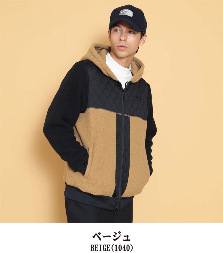 Callaway（キャロウェイ） シェルパフリース＆キルトジャカード