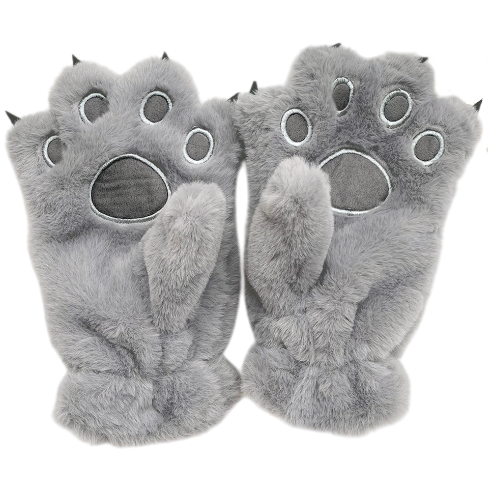 GPT 手袋 ミトン アニマル 可愛い ファー 冬 暖かい 防寒 裏ボア